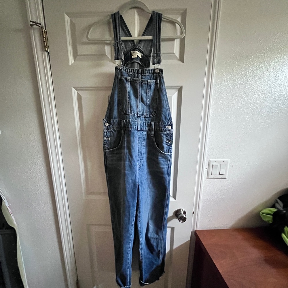 Madewell straight leg overalls
